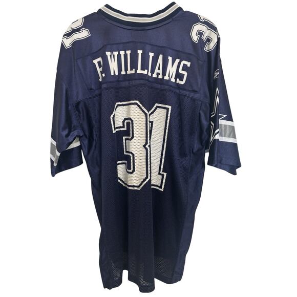 Roy Williams #31 Dallas Cowboys Reebok NFL Jersey Men’s Medium Navy Silver - Picture 1 of 11